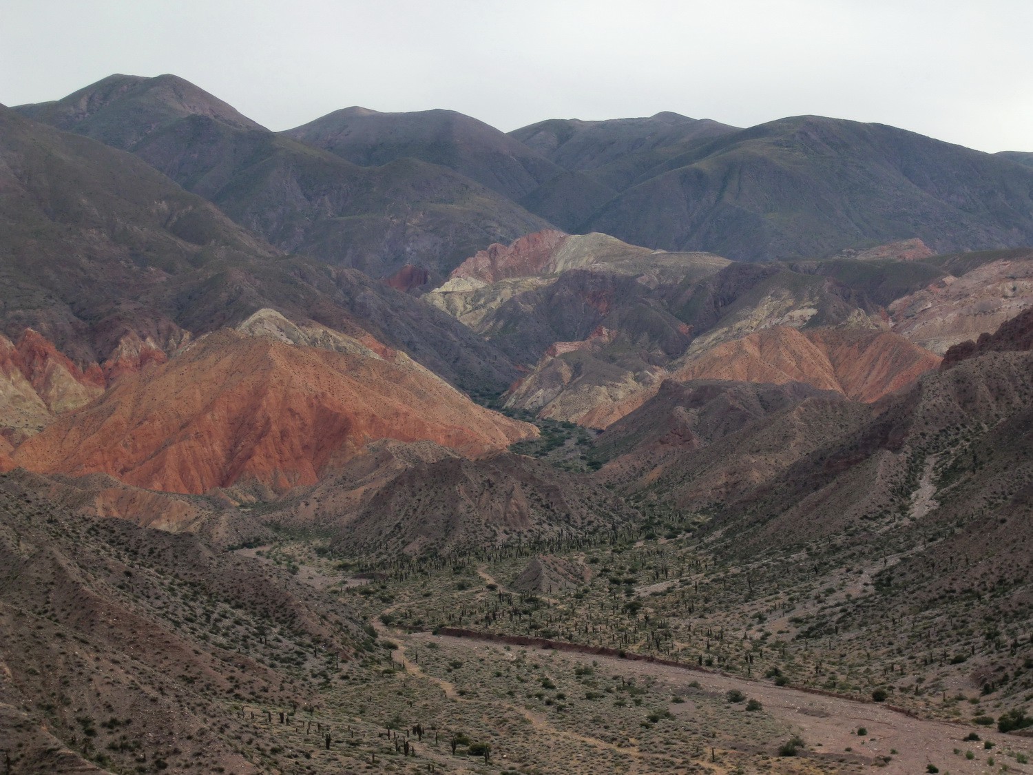Colorful mountains of the Quebrada de Humahuaca